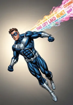 Cobalt Comet — Superhero comic