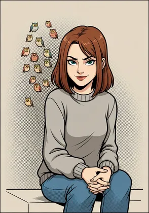 Nina Nightowl — Comic strip