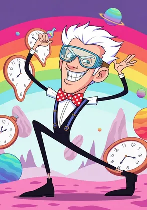 Professor Wobble — Saturday cartoon