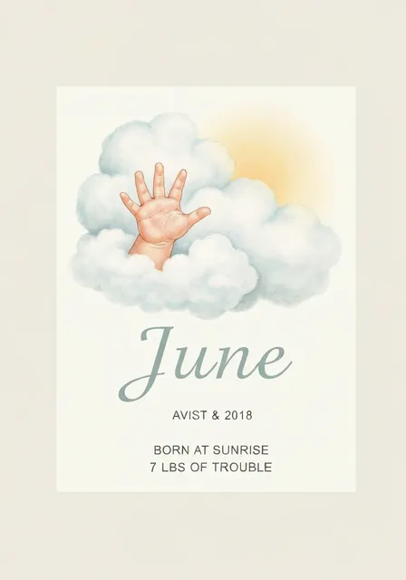 Baby announcement
