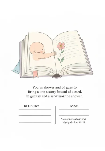 Baby shower invite
