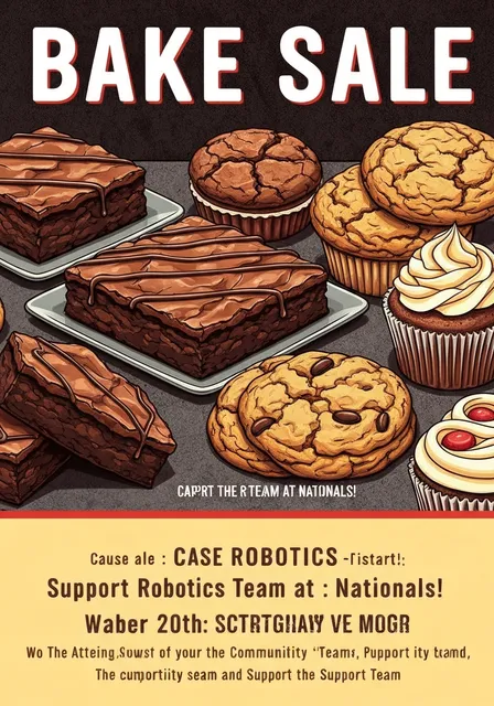Bake sale poster