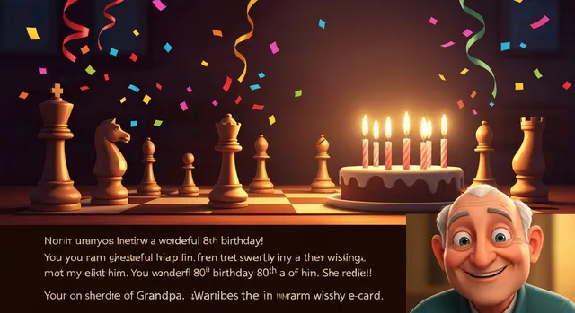 Birthday e-card video