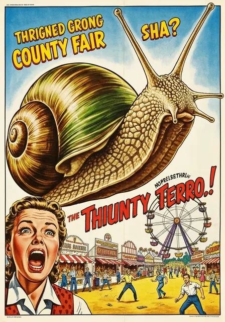 B-movie poster