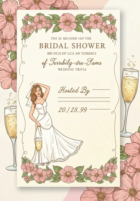 Bridal shower invite