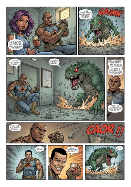Comic book page