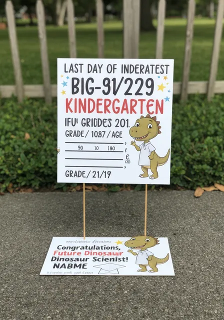 Milestone day sign