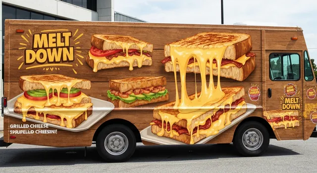 Food truck wrap