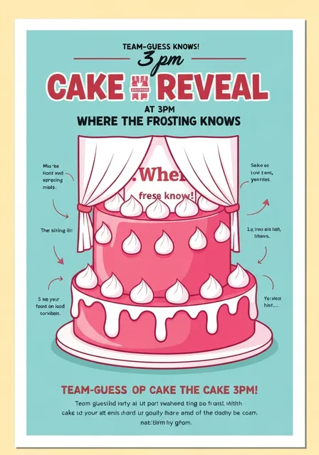 Reveal party invite