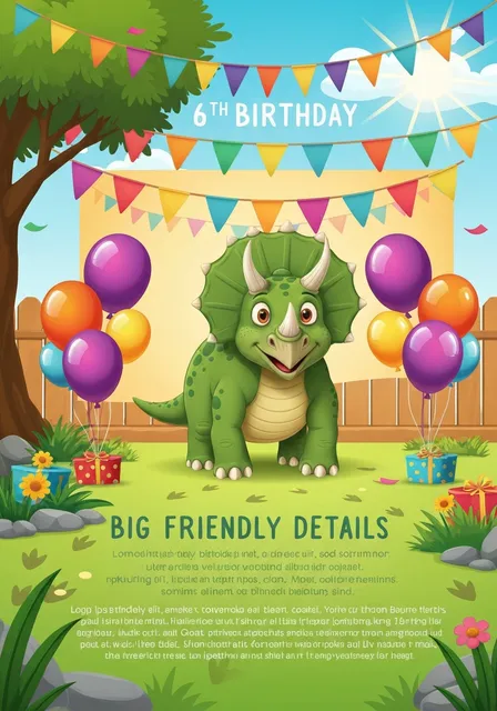 Kids party invite