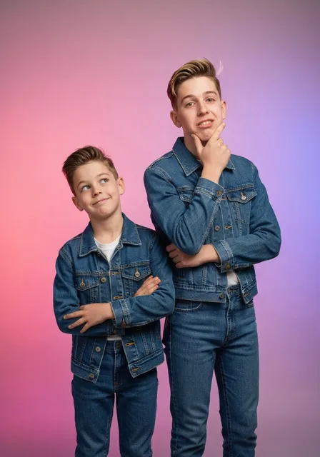 90s studio portrait