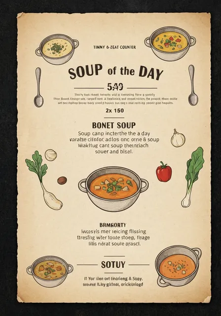 Menu design