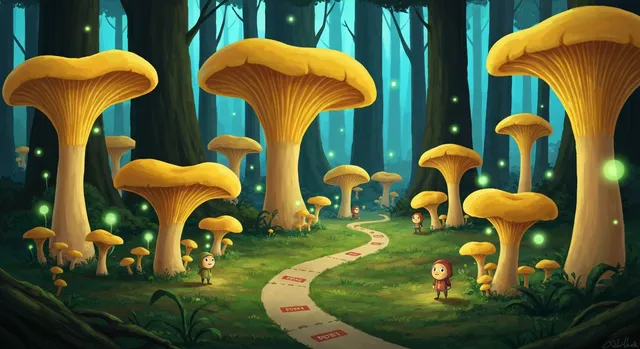 Mushroom forest