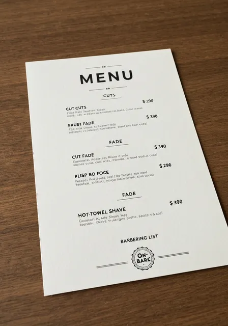 Price list
