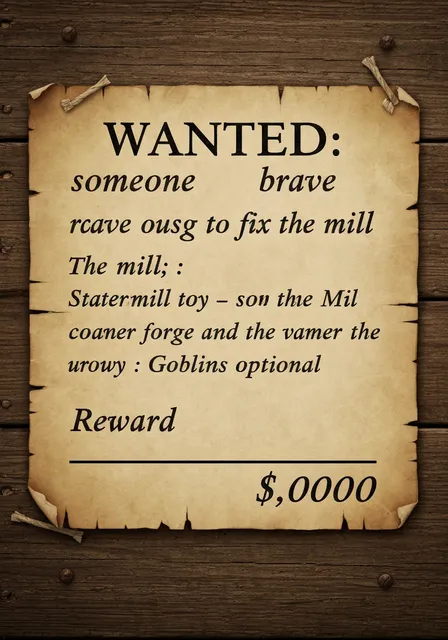 Quest board notice
