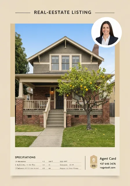 Listing flyer