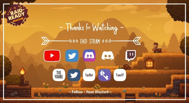 Stream ending screen
