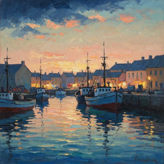 Impressionist oil