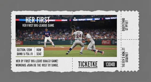 Ticket stub keepsake