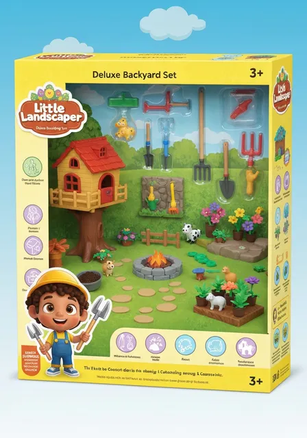 Toy box mockup