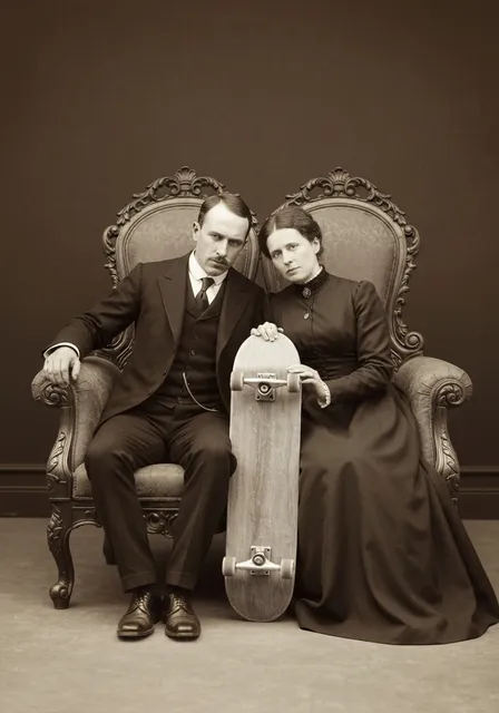Old-timey portrait