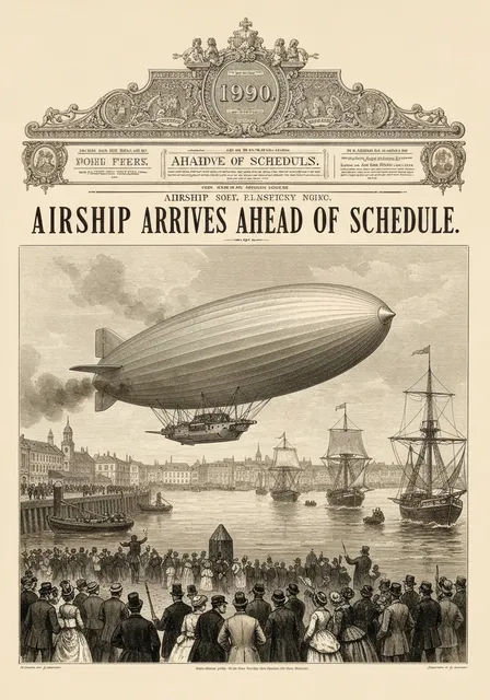 Vintage newspaper