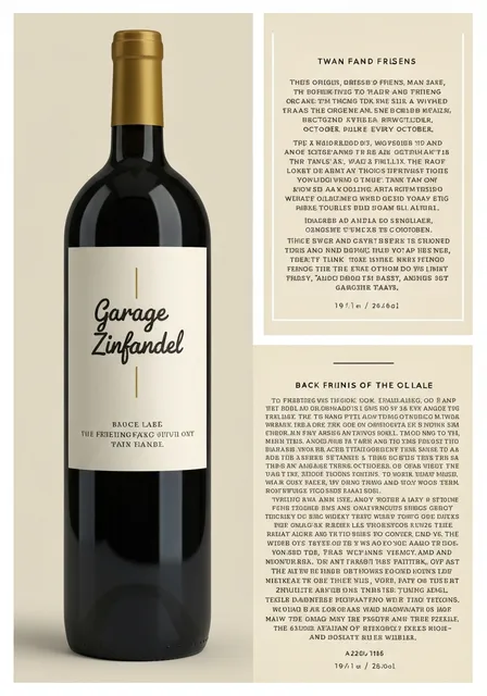 Wine label